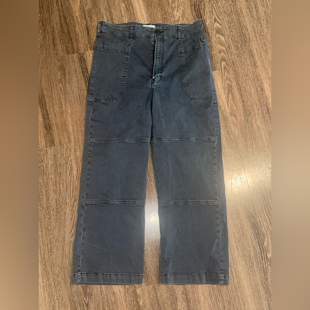 FRAME Charcoal Oversized Utility Pant Size 32 - Picture 3 of 9